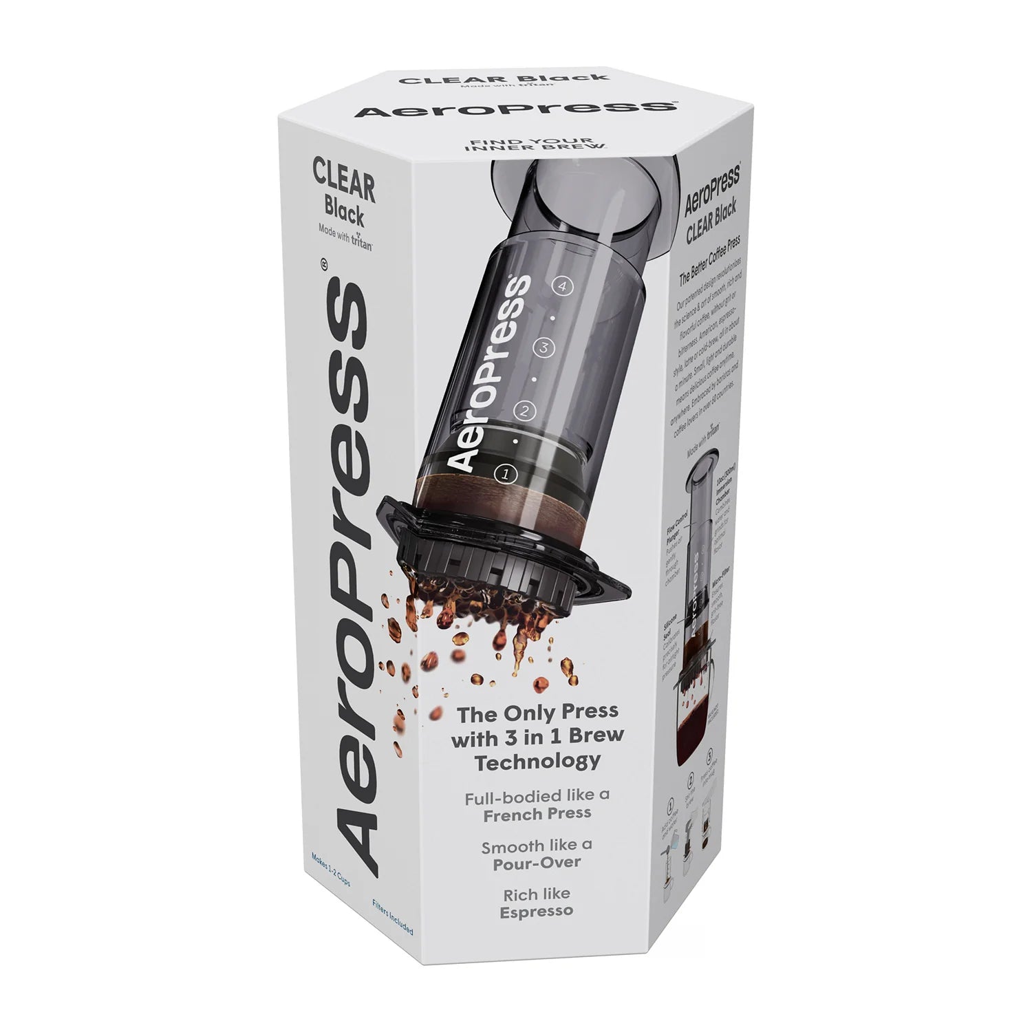 AeroPress - Coffee Maker - Clear Black - HORIZON